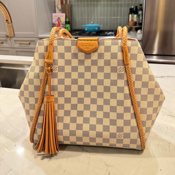 Louis Vuitton Propriano Damier Azur Tote | Mint Condition - Picture 8 of 14